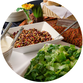 up close picture of catering