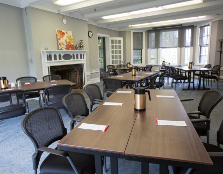 conference room b conference set up